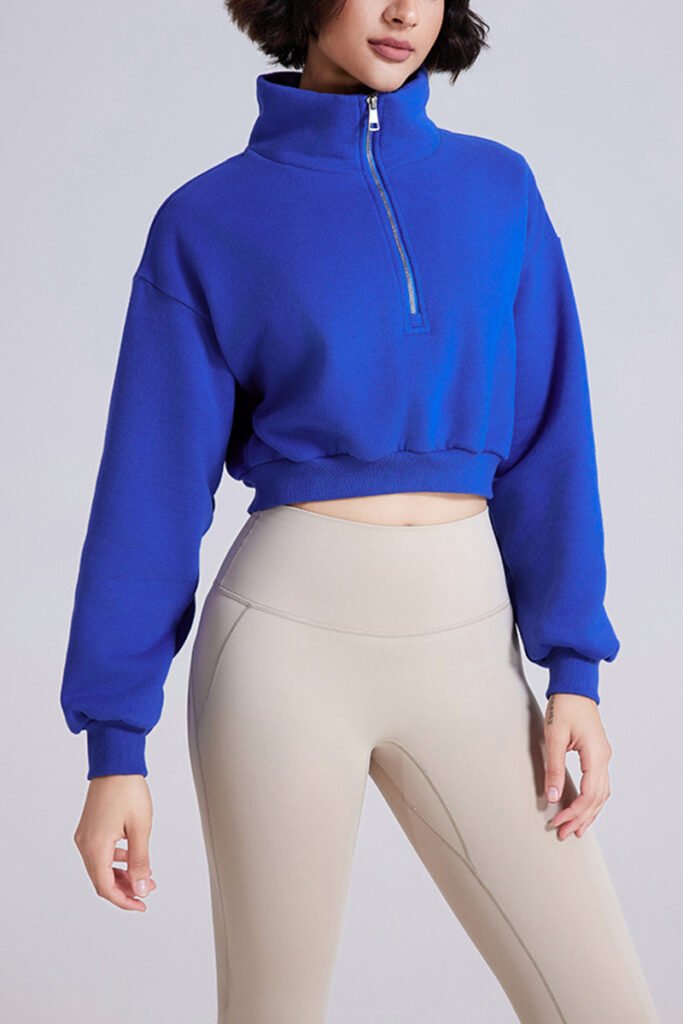 sweatshirt wholesale supplier - zipper sweatshirt customization - high-quality materials