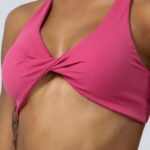 deep v neck crop top