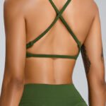 cross back seamless bra