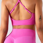 cross back seamless bra