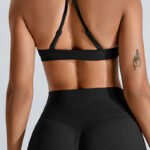 cross back sports bra