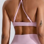 cross back sports bra