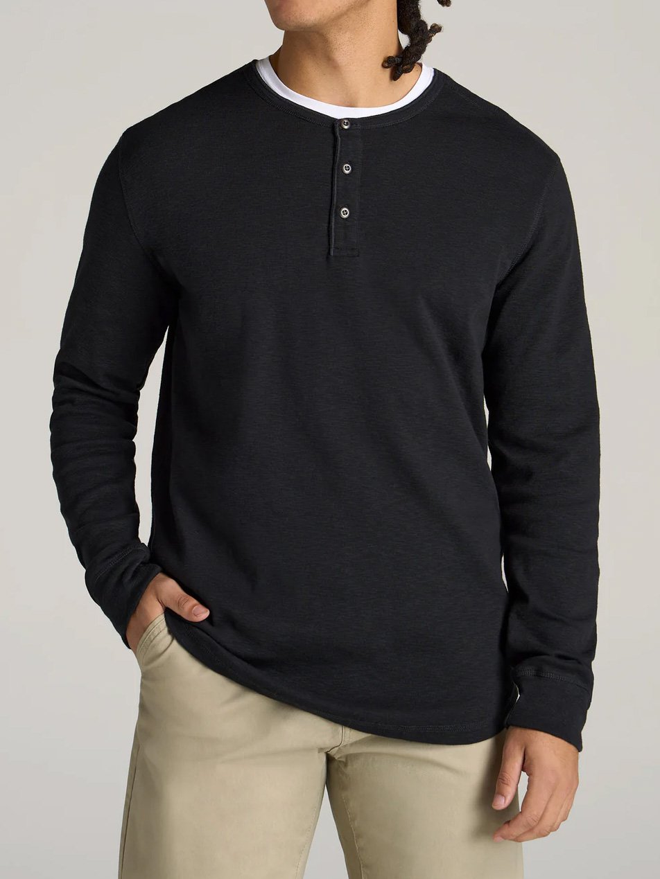 Henley Shirts American Tall 1-Yuanyi Apparel